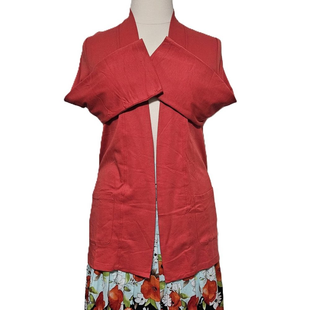 Isaac Mizrahi Live! Essentials Pima Cotton Cardigan Size XS  Like New!
